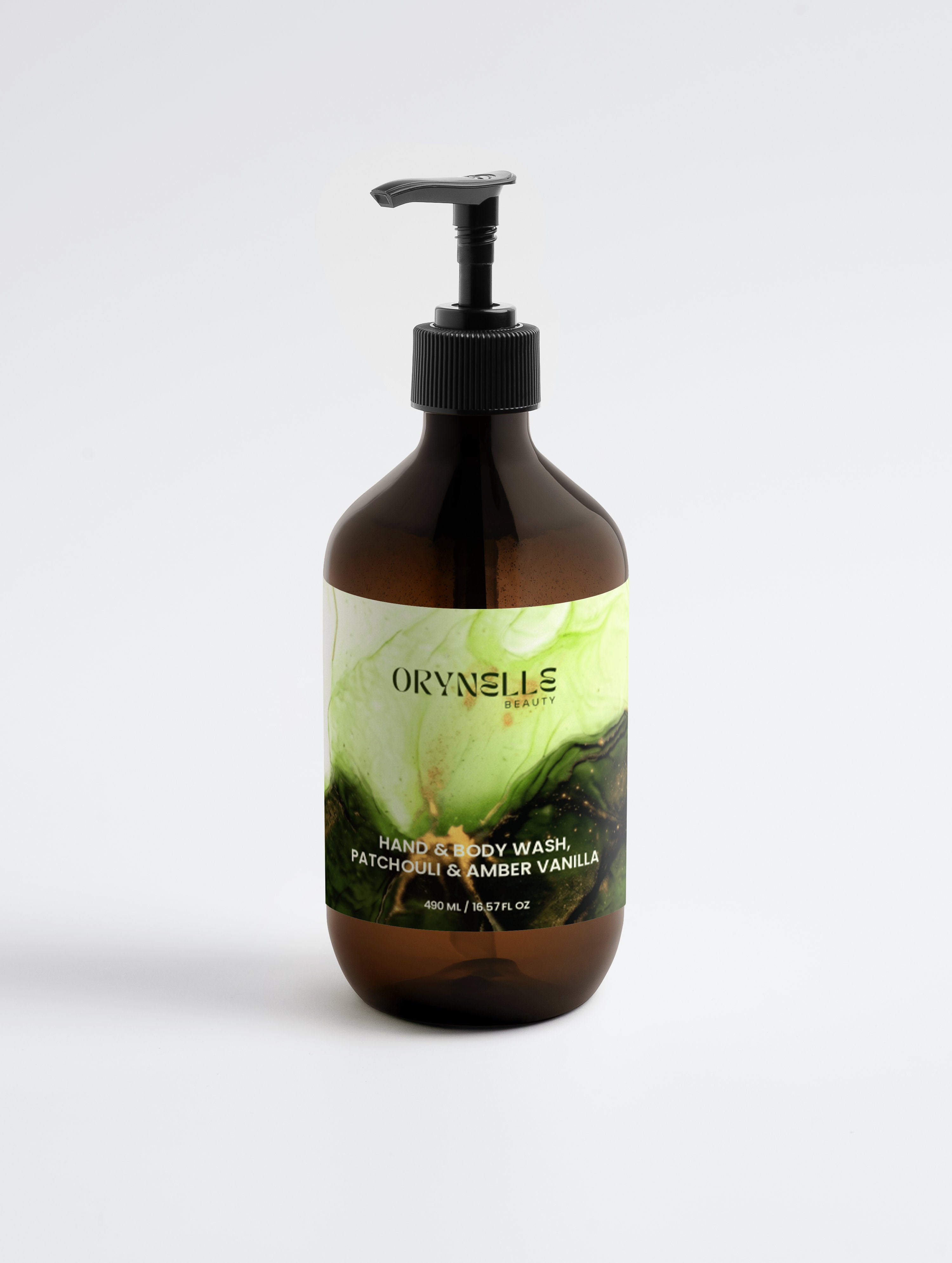 Hand & Body Wash, Patchouli & Amber Vanilla