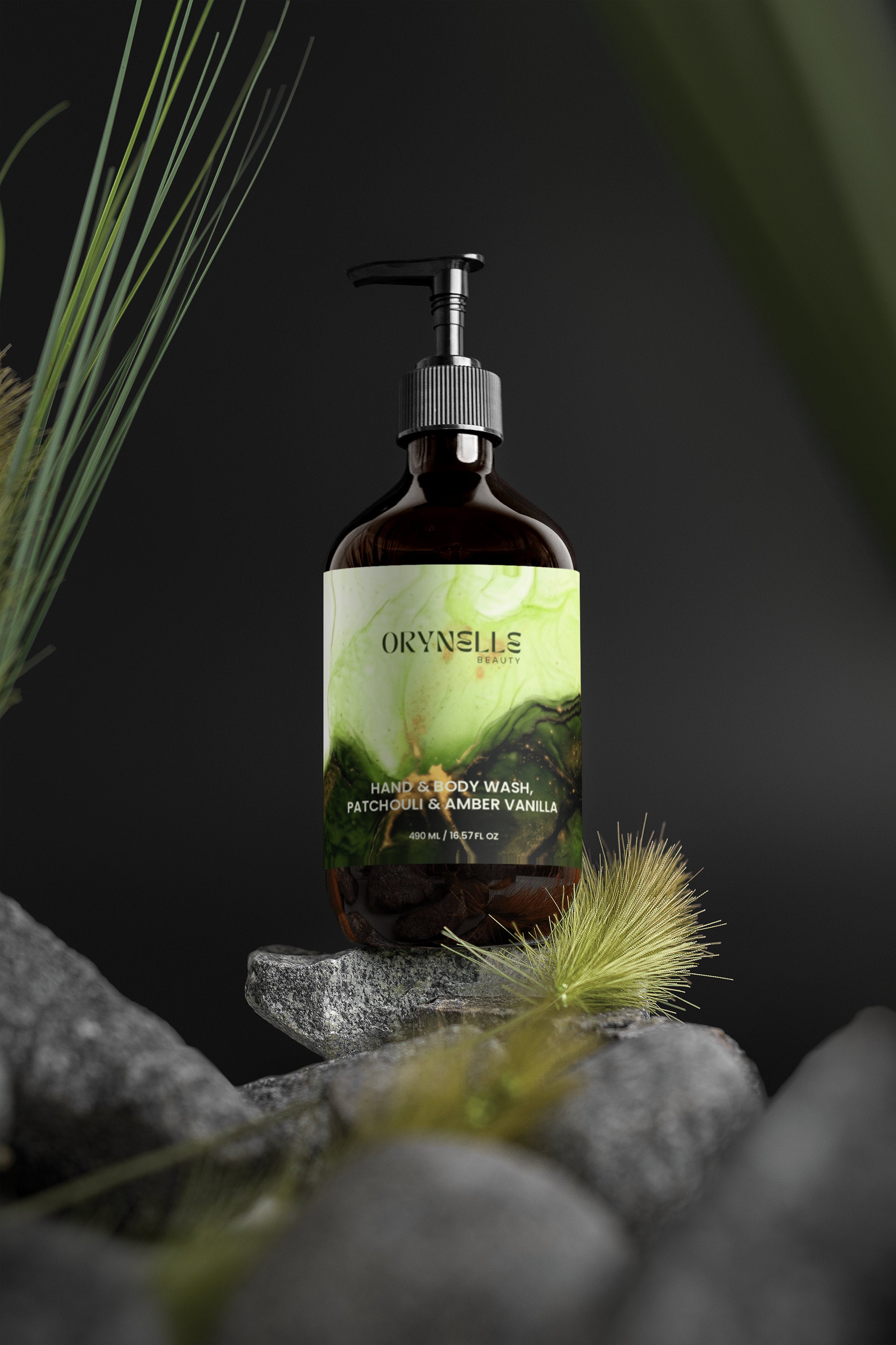 Hand & Body Wash, Patchouli & Amber Vanilla