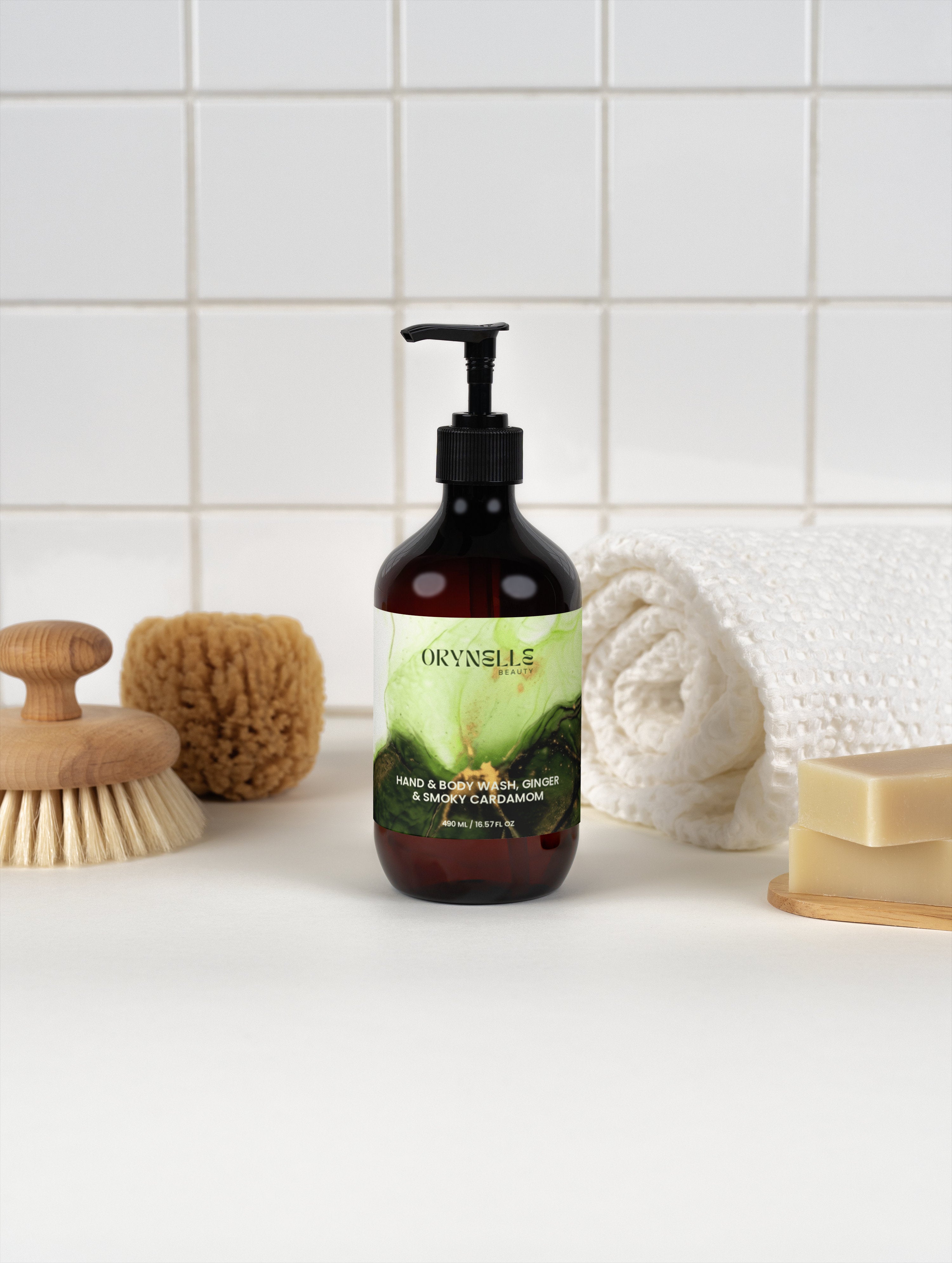 Hand & Body Wash, Ginger & Smoky Cardamom