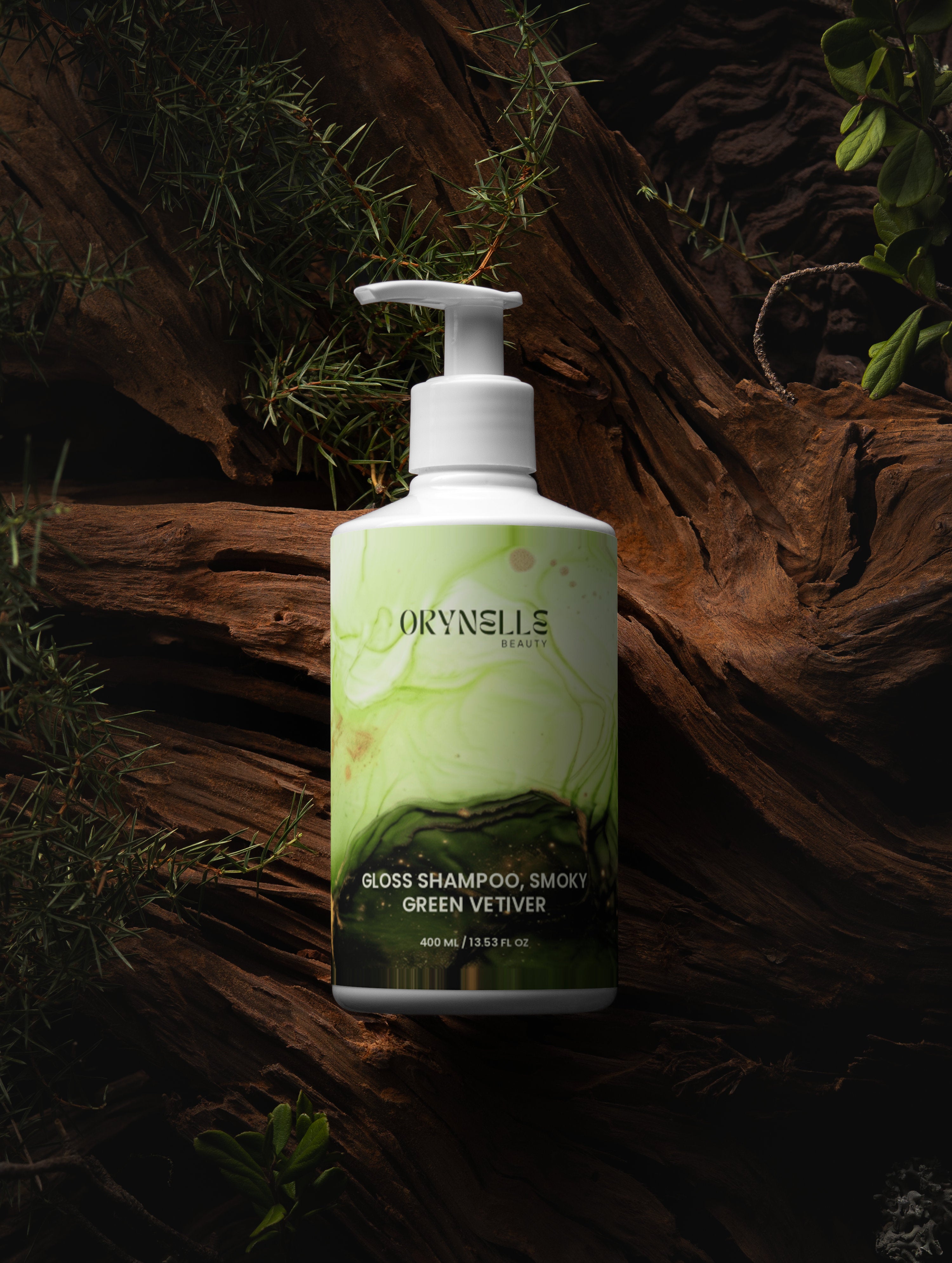 Gloss Shampoo, Smoky Green Vetiver
