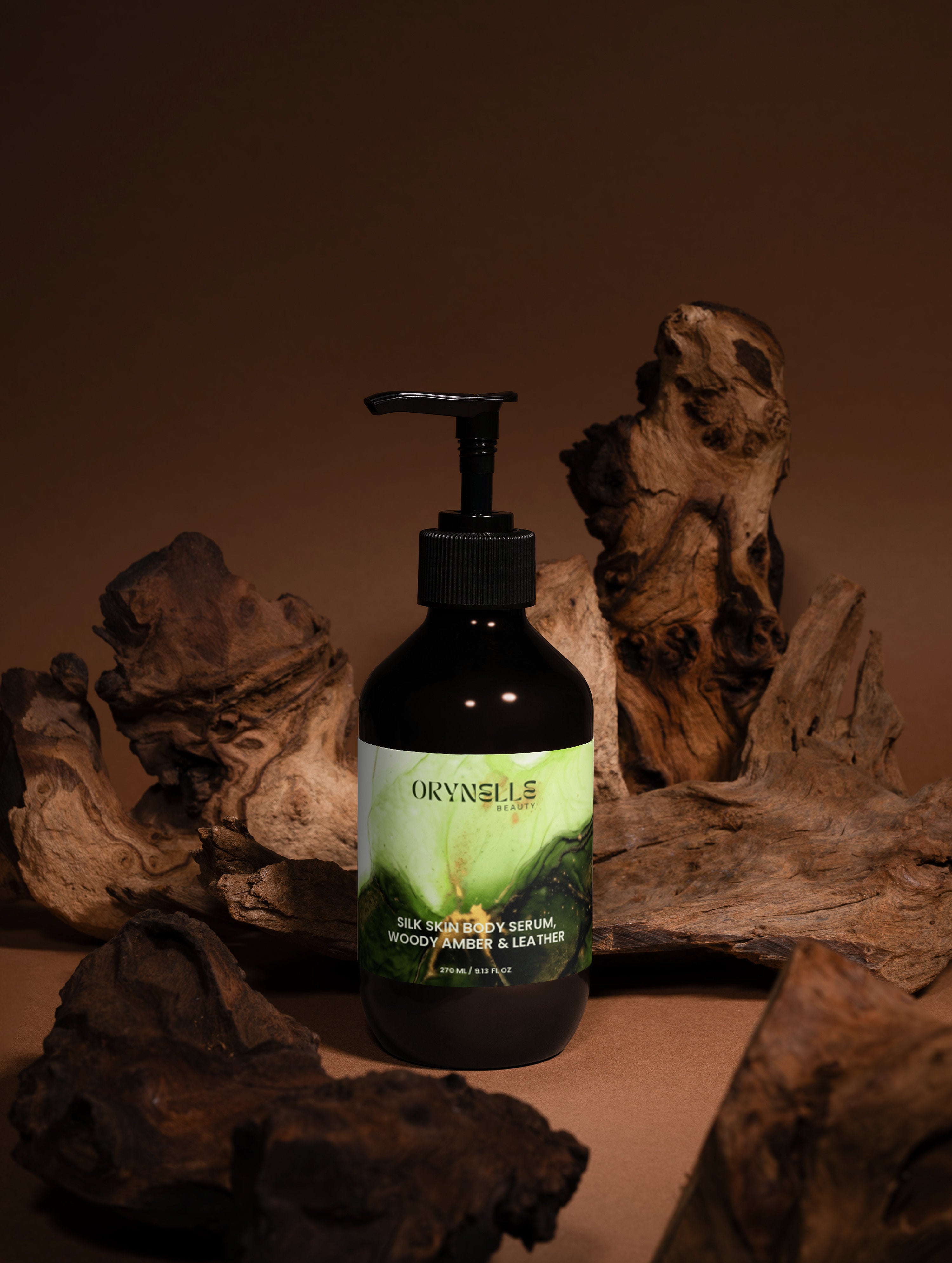 Silk Skin Body Serum, Woody Amber & Leather