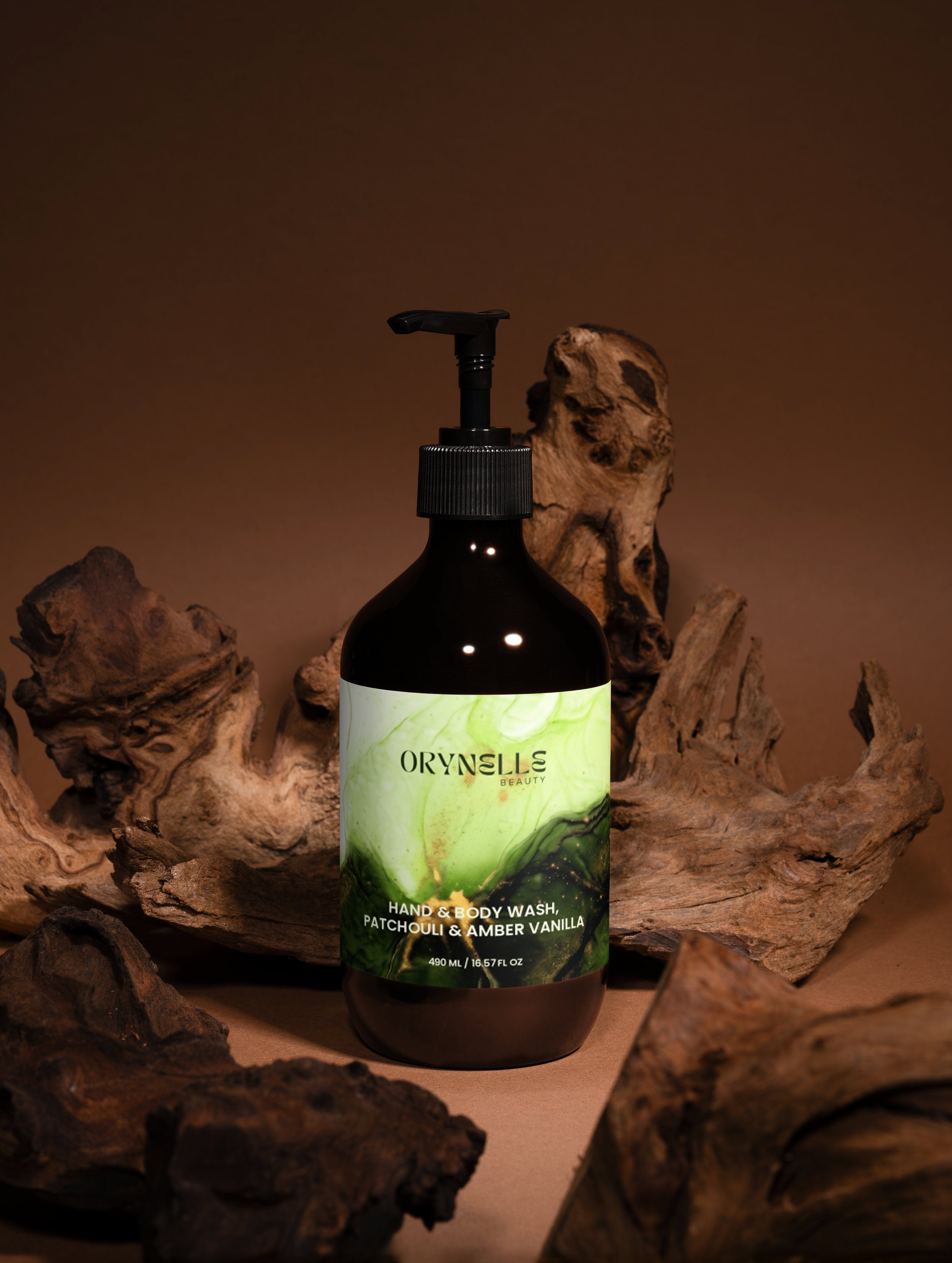 Hand & Body Wash, Patchouli & Amber Vanilla