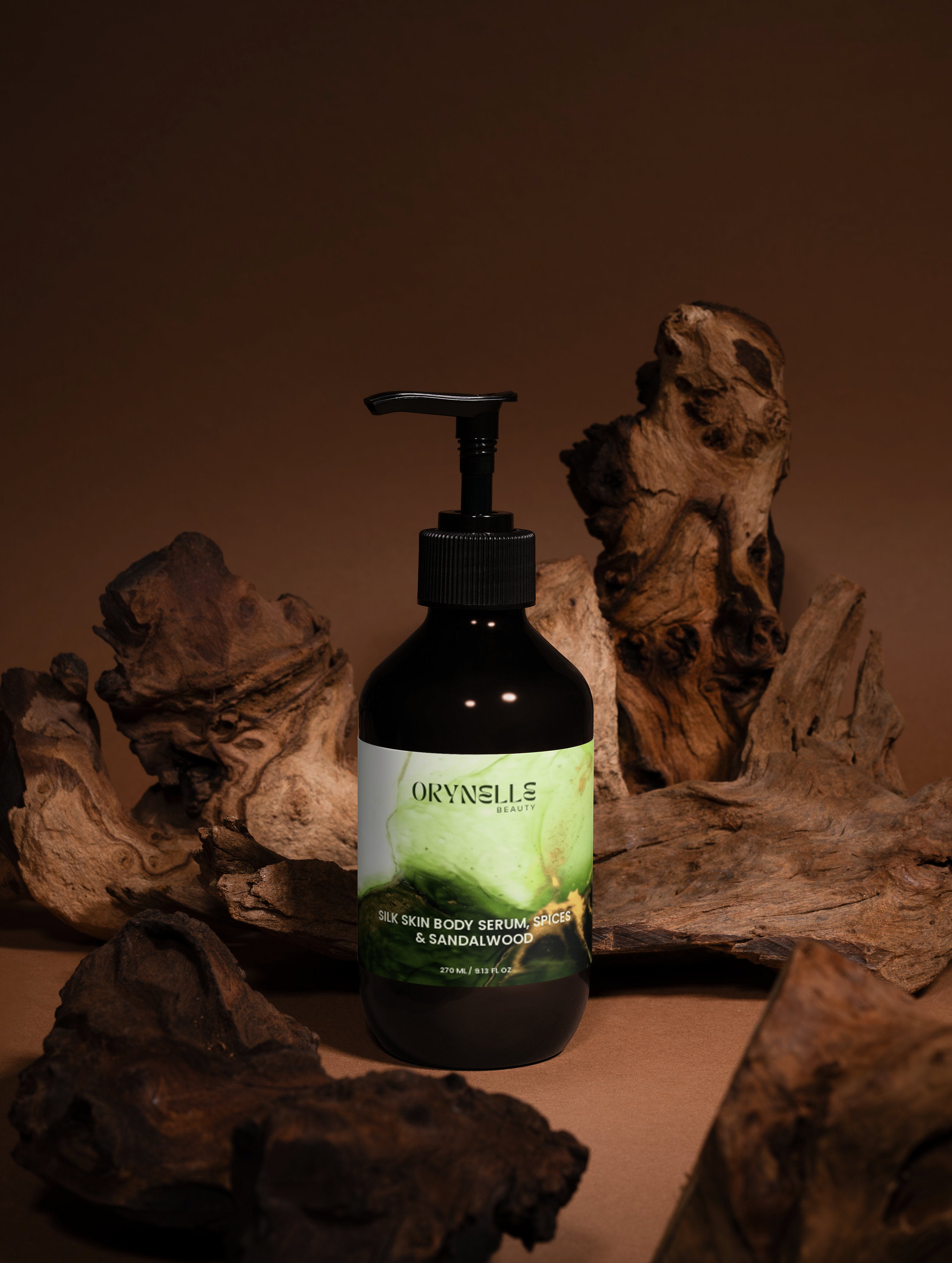 Silk Skin Body Serum, Spices & Sandalwood