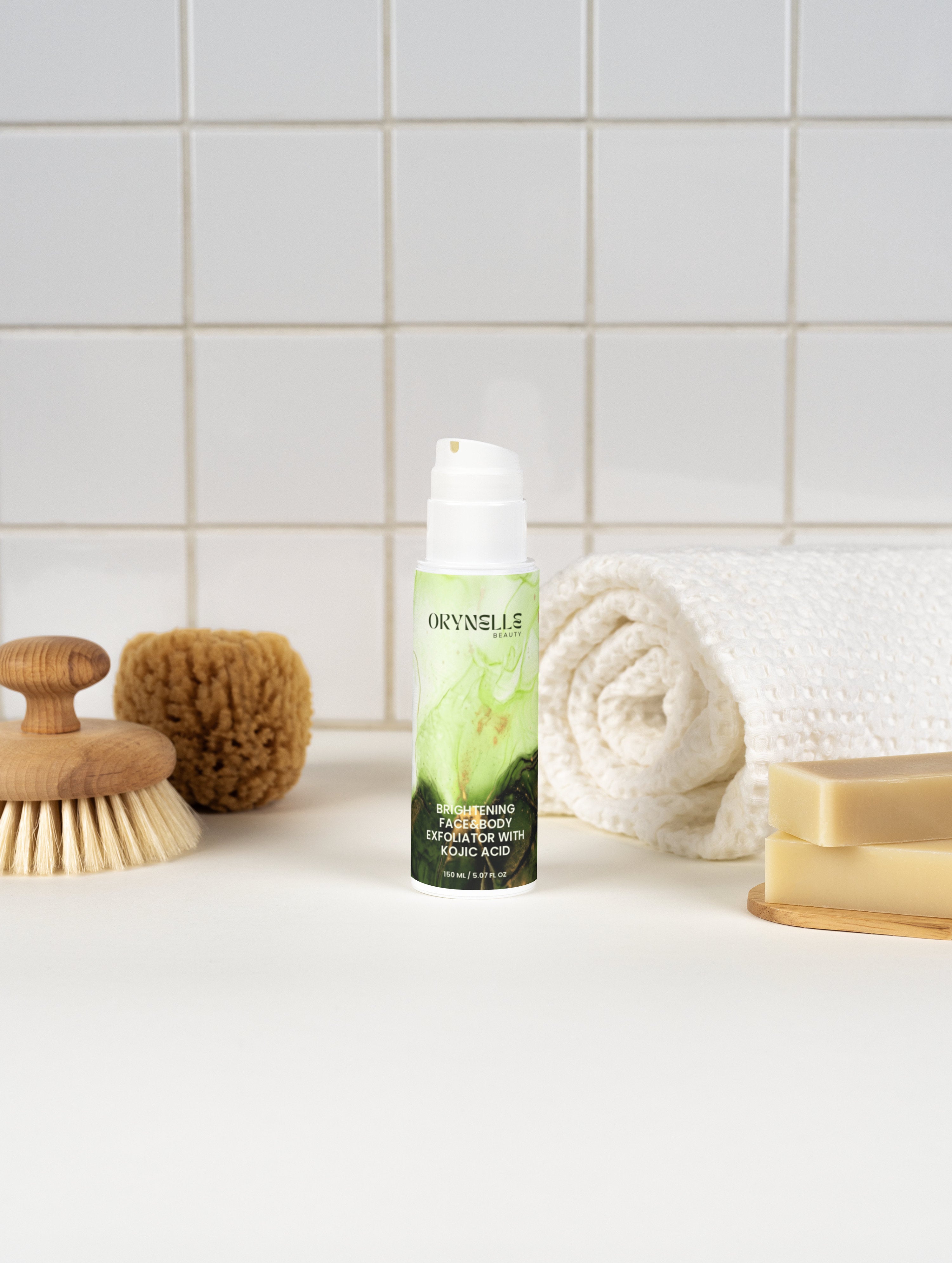 Brightening Face&Body Exfoliator with Kojic Acid
