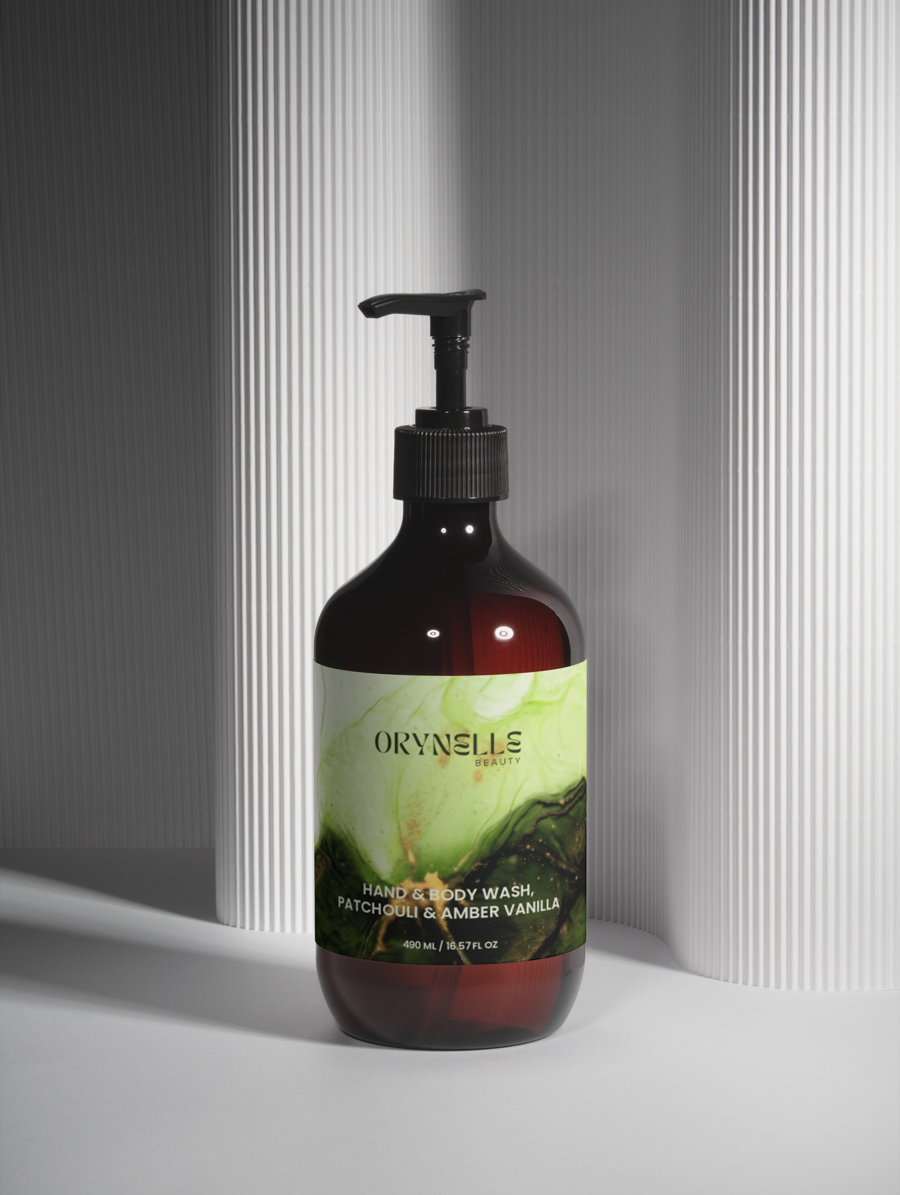 Hand & Body Wash, Patchouli & Amber Vanilla
